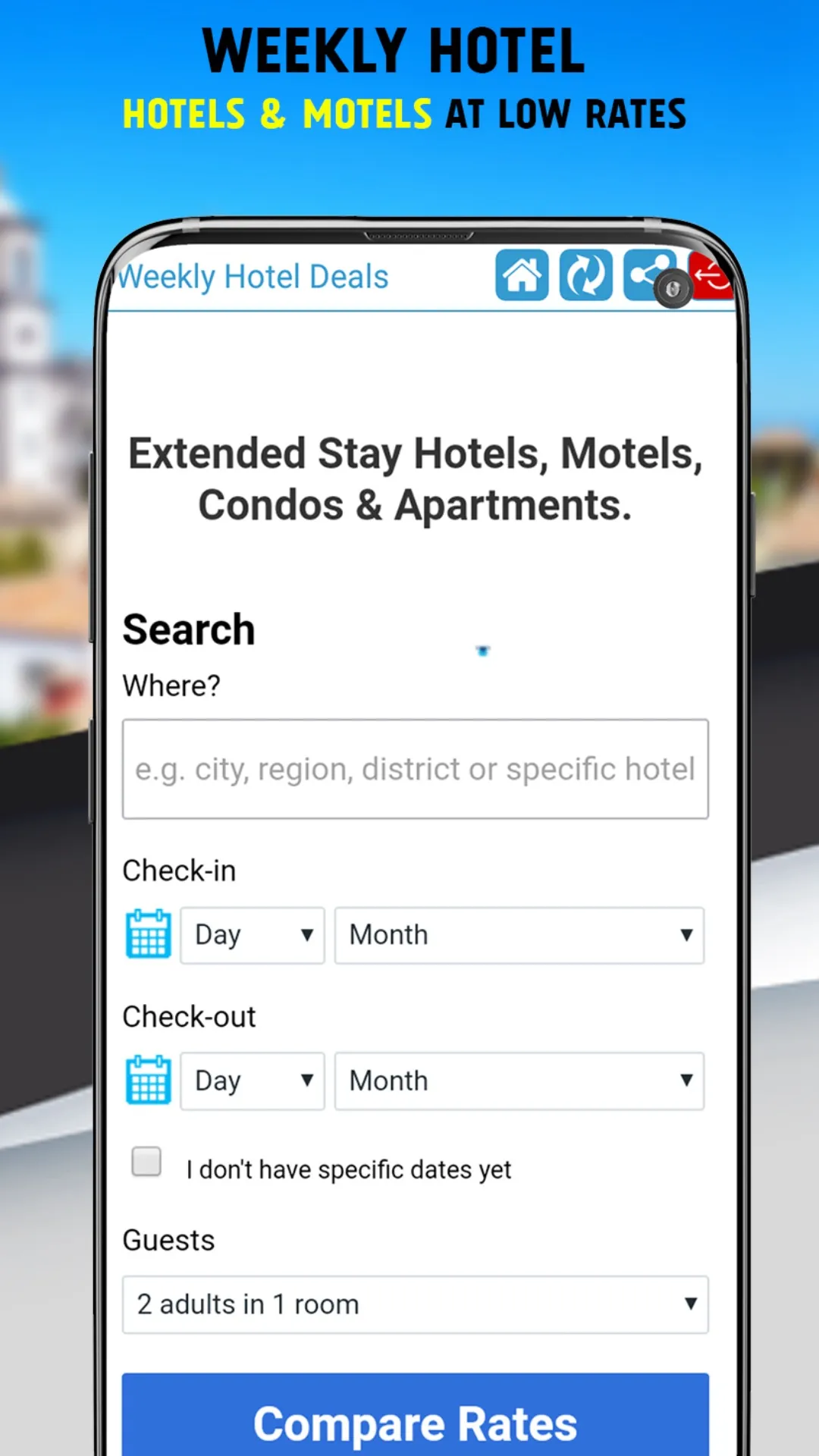 Weekly Hotel & Motel Deals | Indus Appstore | Screenshot