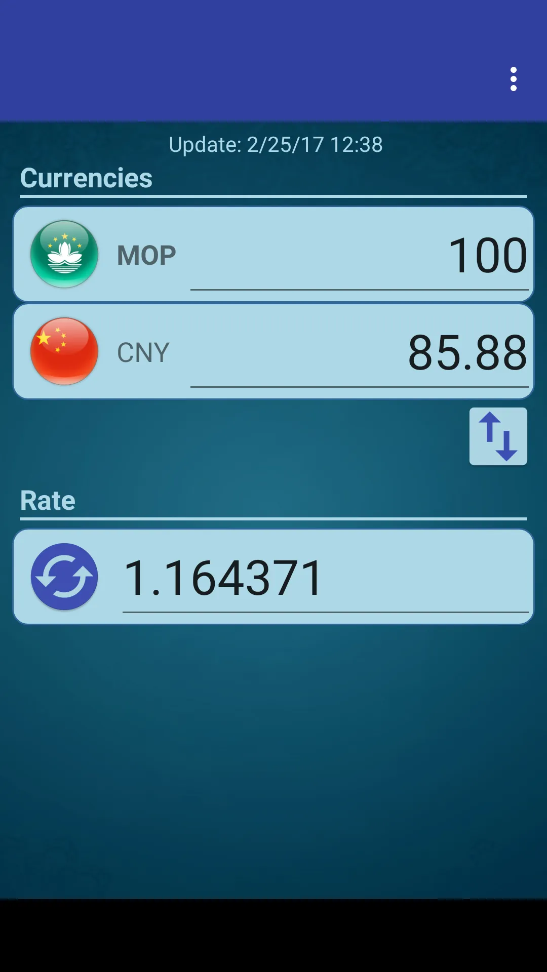 CHN Yuan x Macanese Pataca | Indus Appstore | Screenshot