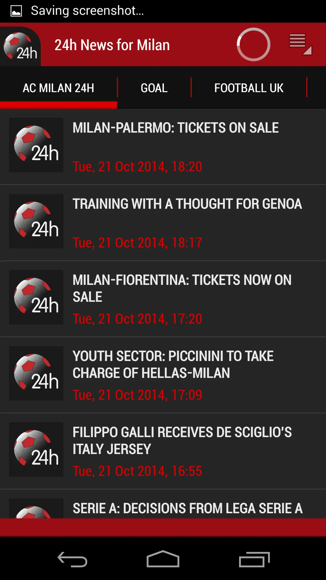 Milan 24h | Indus Appstore | Screenshot