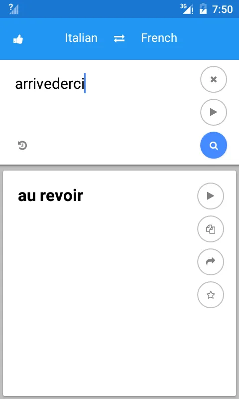 Italian French Translate | Indus Appstore | Screenshot