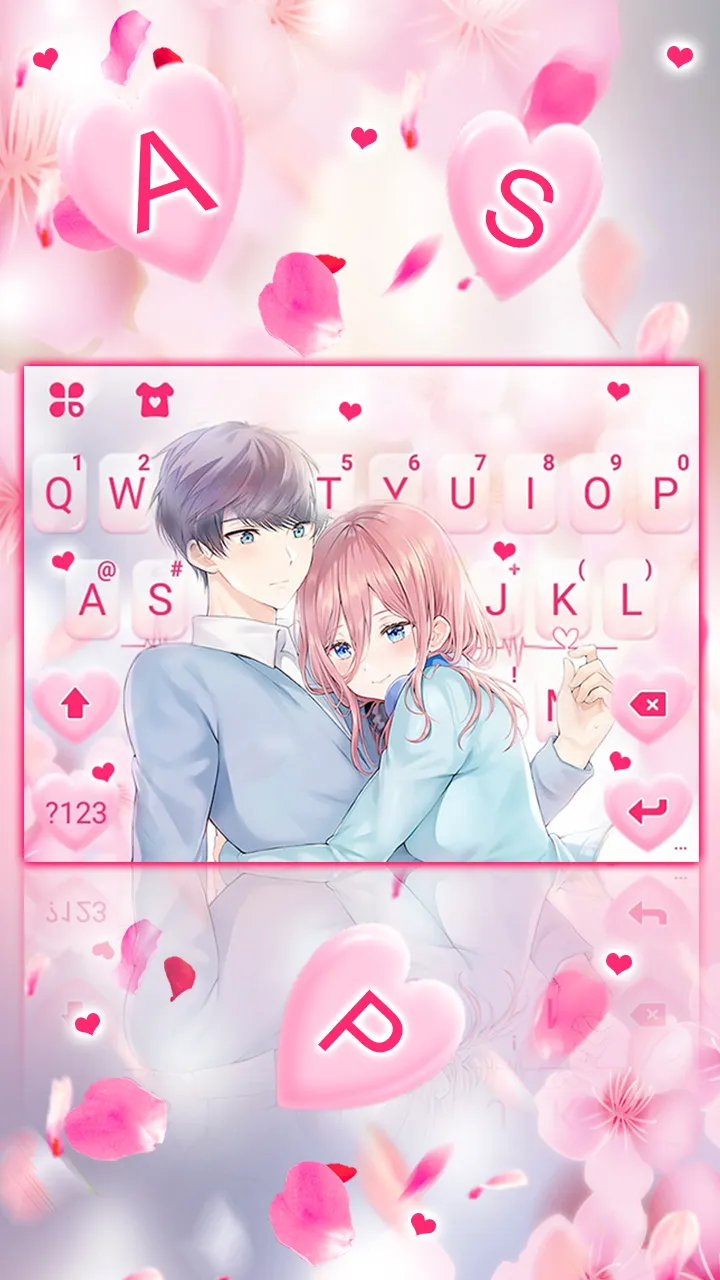 Sakura Love Hug Themes | Indus Appstore | Screenshot