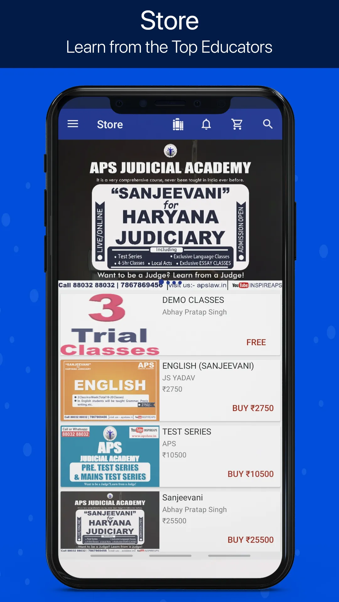 APS Judicial Academy | Indus Appstore | Screenshot