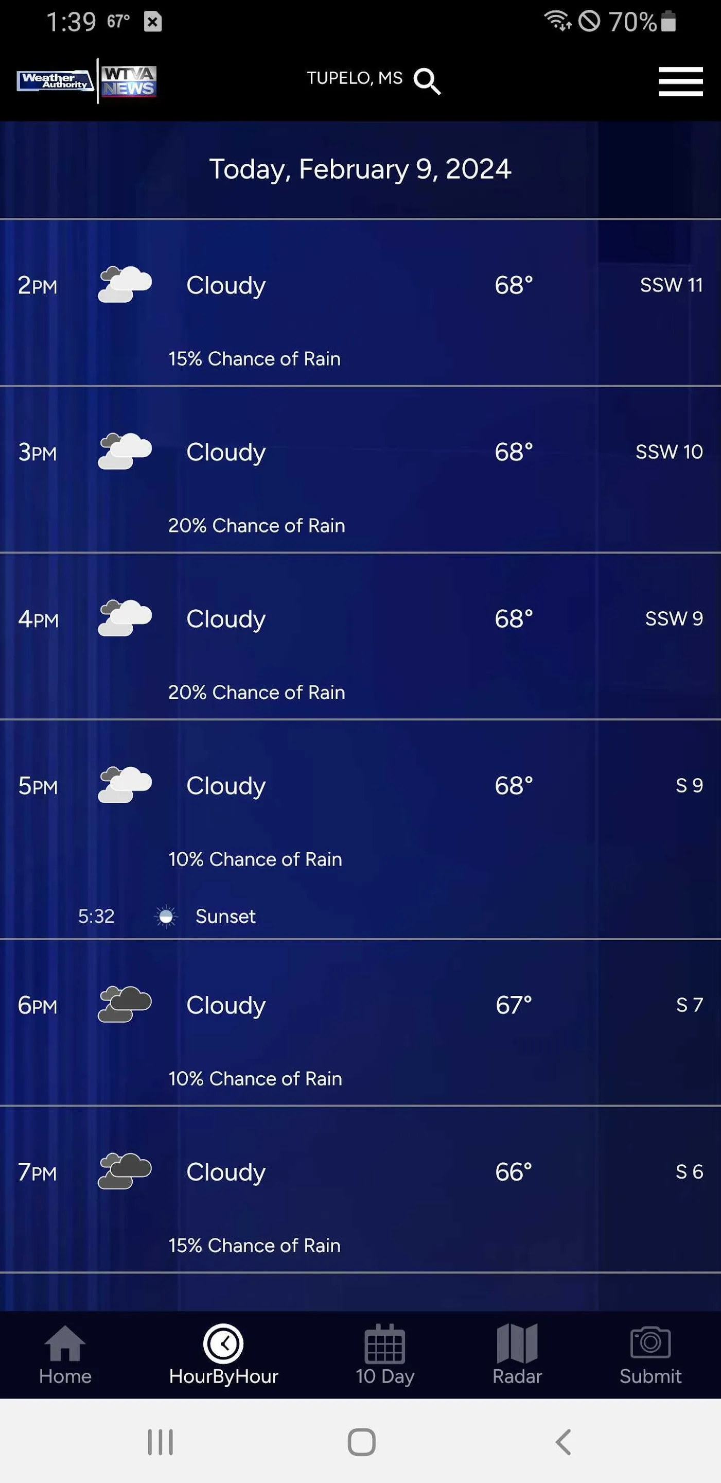 WTVA Weather | Indus Appstore | Screenshot