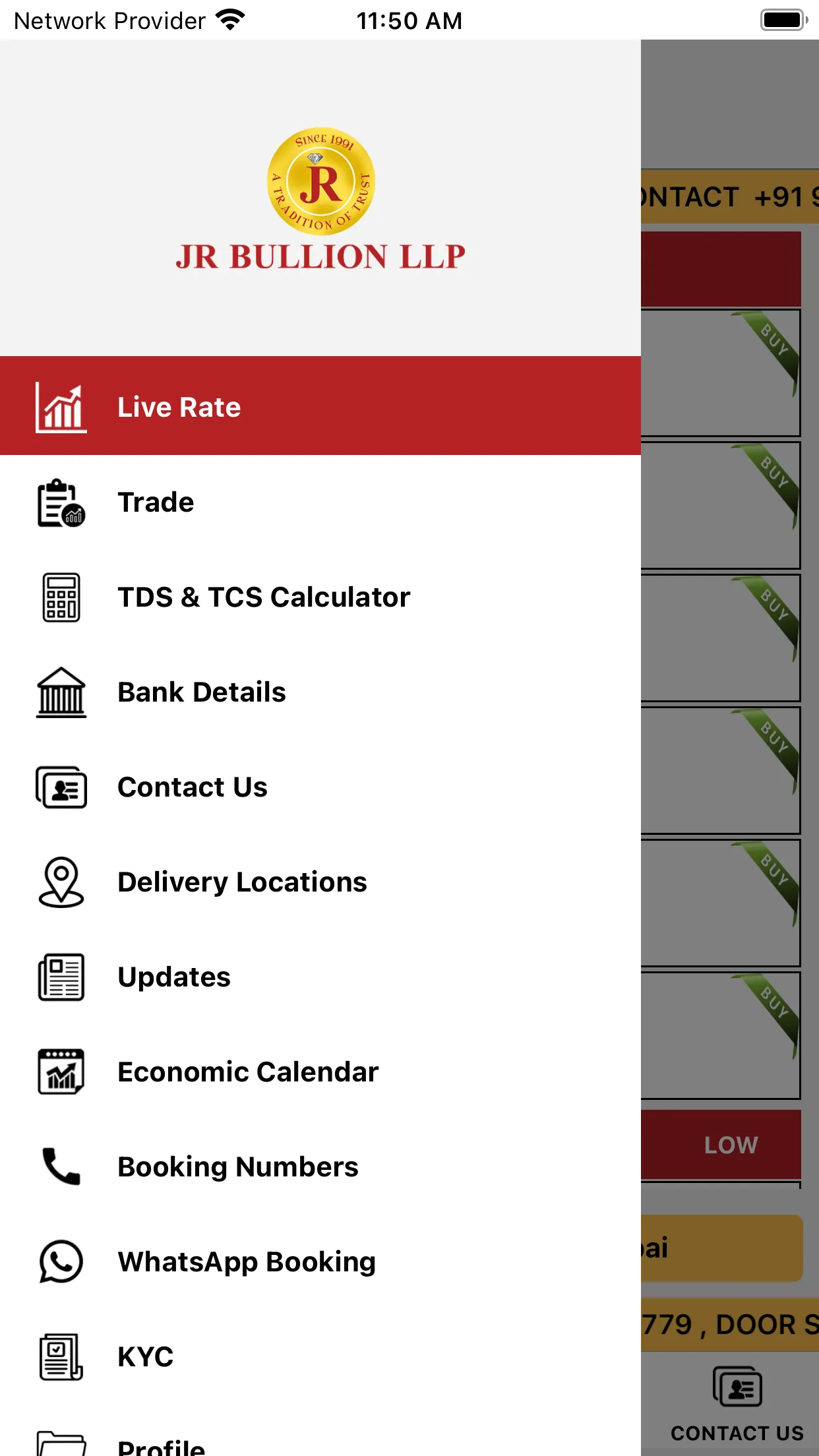 JR BULLION LLP | Indus Appstore | Screenshot