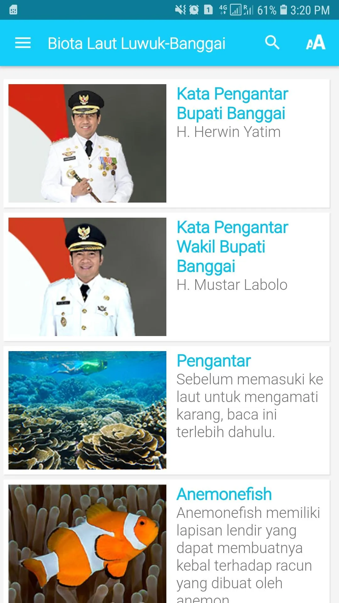 Biota Laut Luwuk-Banggai | Indus Appstore | Screenshot