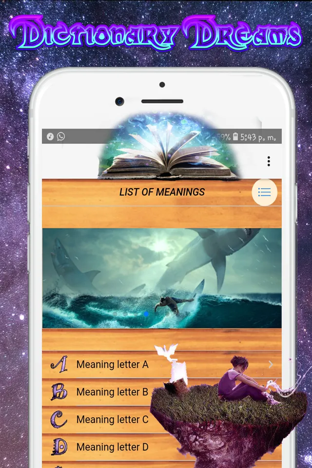 Dreams and their meanings, dre | Indus Appstore | Screenshot