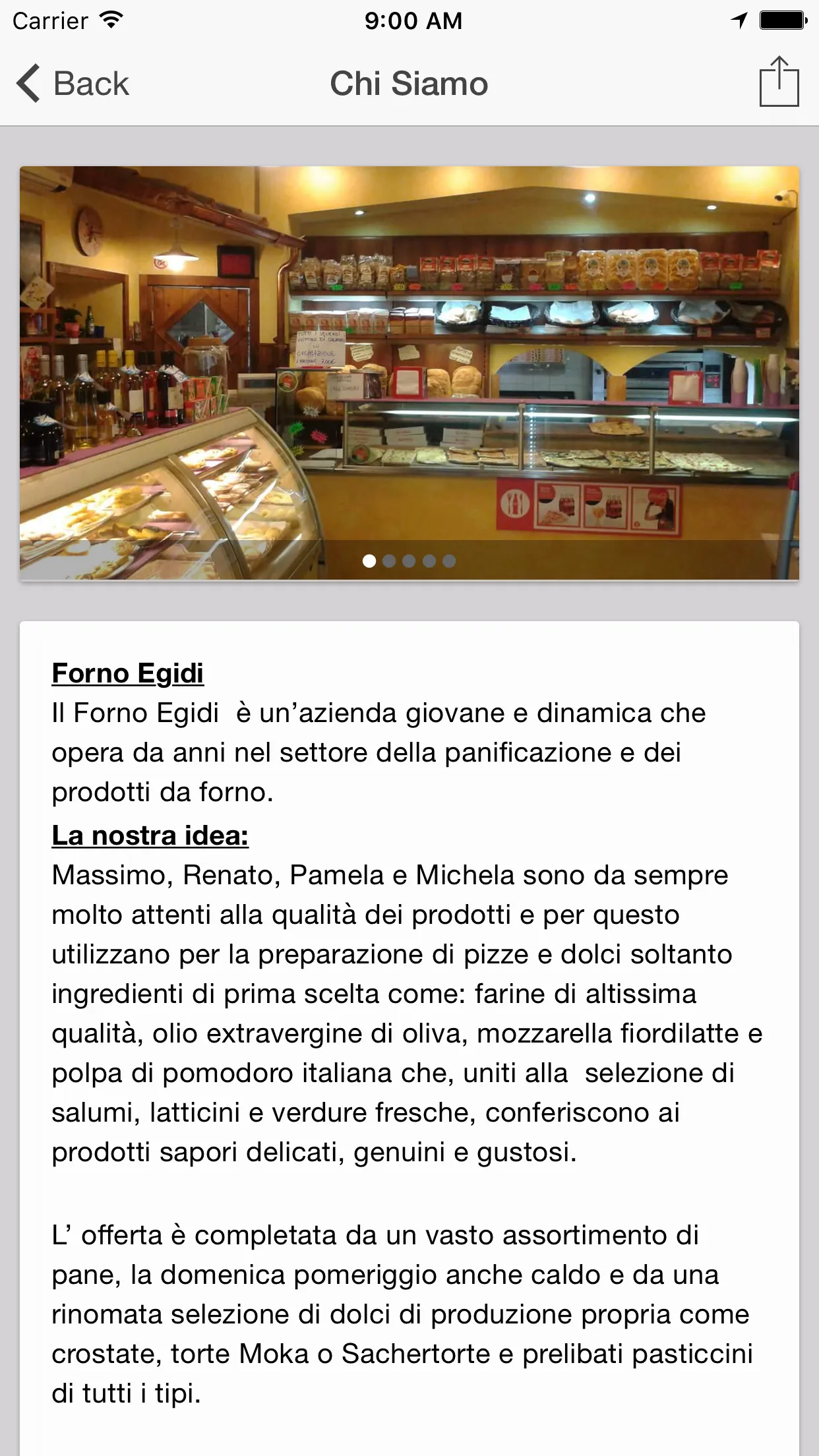 Forno Egidi | Indus Appstore | Screenshot