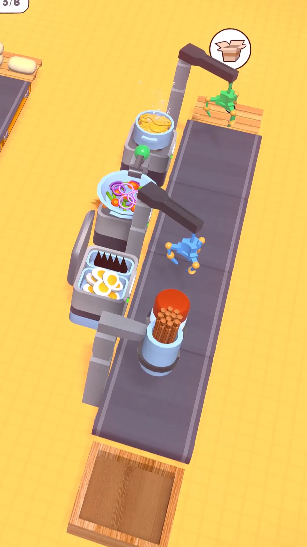 Conveyor Rush: Idle Food Games | Indus Appstore | Screenshot