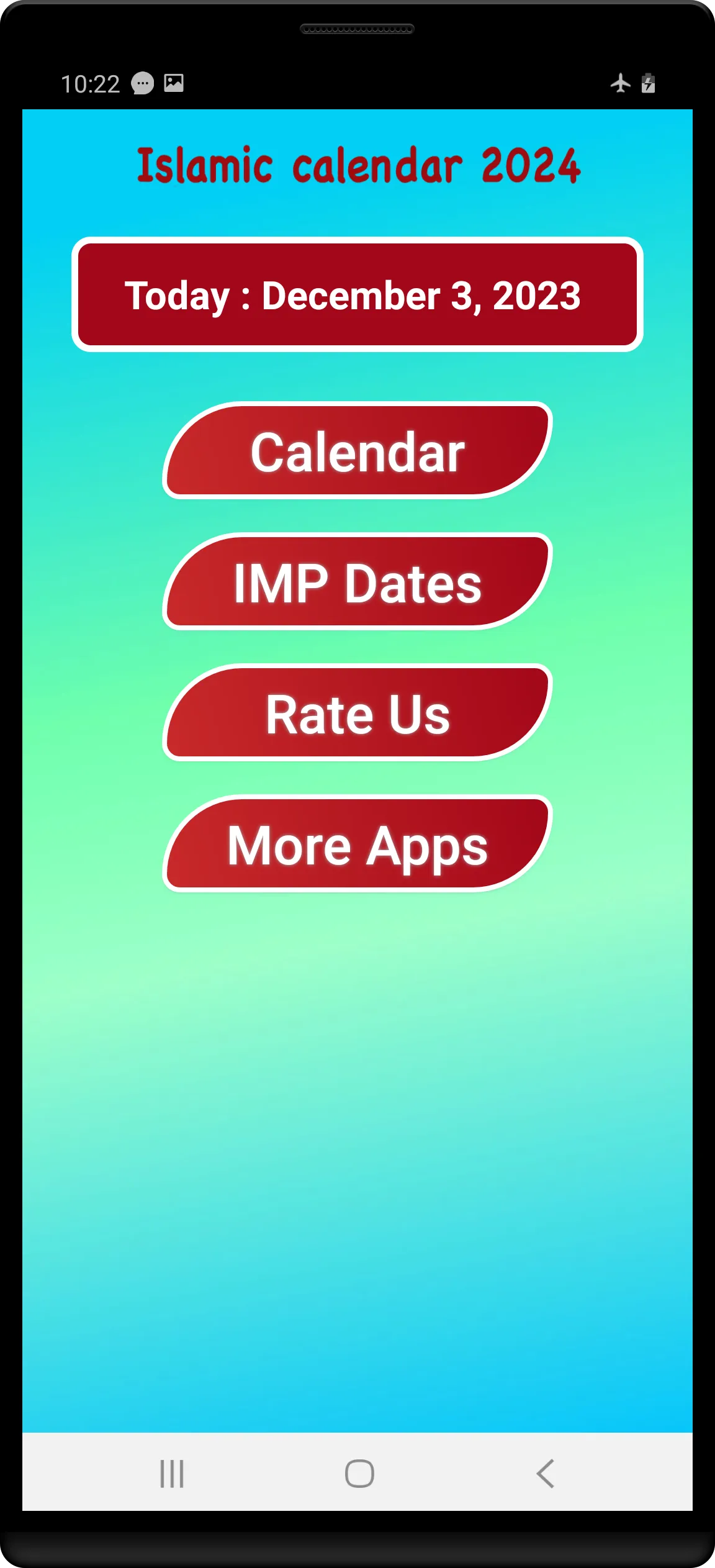 Islamic/Urdu calendar 2024 | Indus Appstore | Screenshot