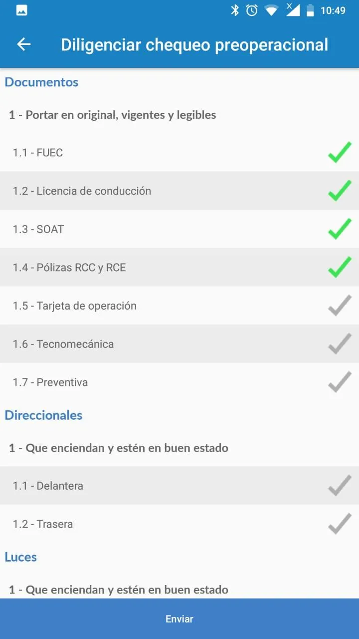 OnTrack Chequeo | Indus Appstore | Screenshot