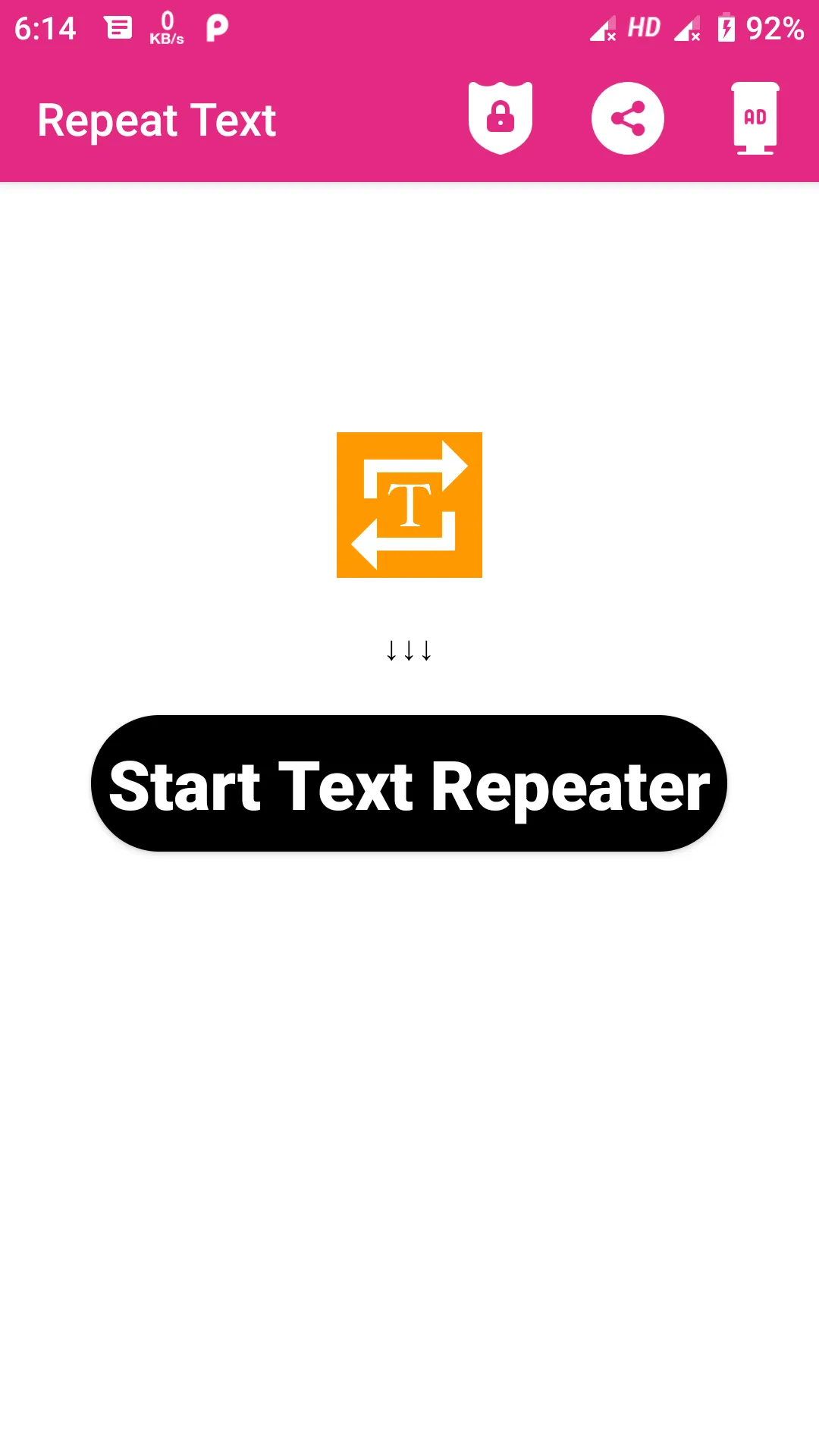 Repeat Text | Indus Appstore | Screenshot