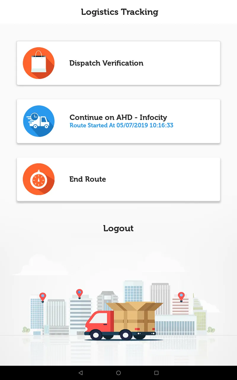 Logistics Tracking | Indus Appstore | Screenshot