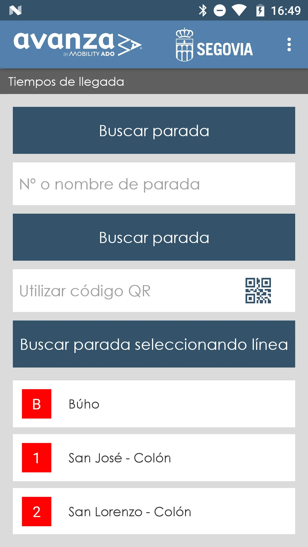 Autobuses Urbanos de Segovia | Indus Appstore | Screenshot