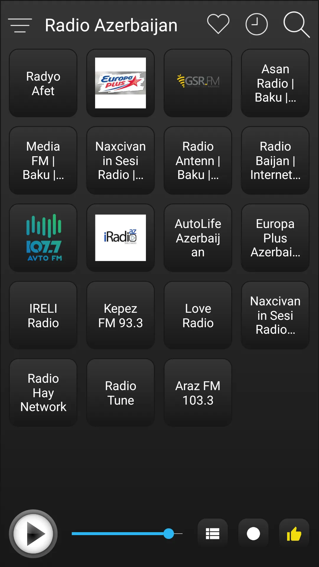 Azerbaijan Radio FM AM Music | Indus Appstore | Screenshot