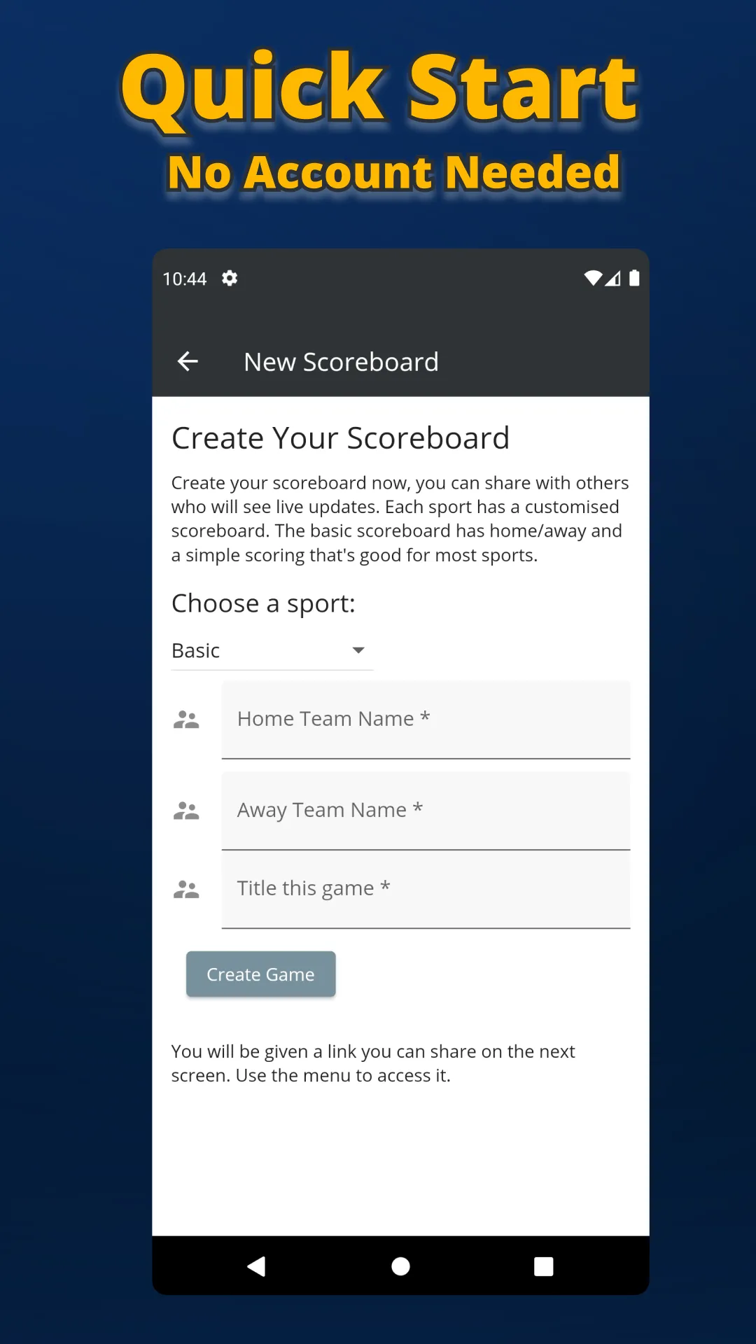 Score Keeper Live | Indus Appstore | Screenshot