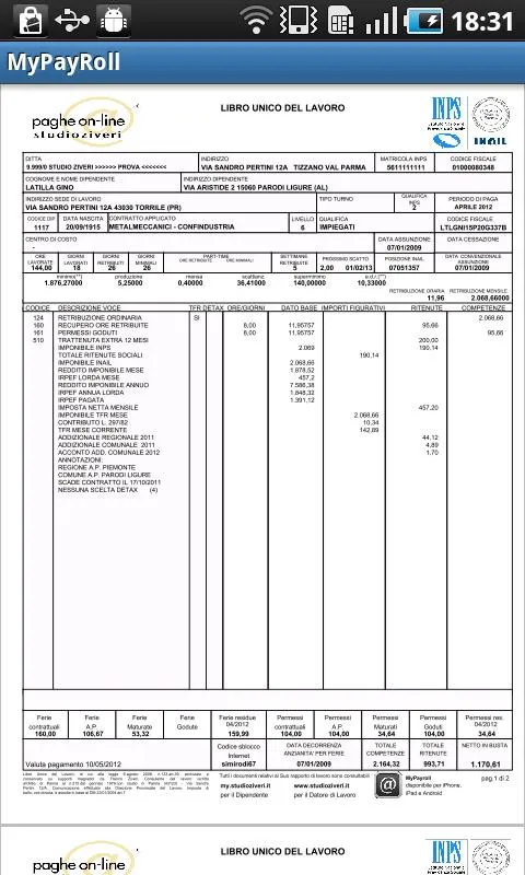 MyPayRoll | Indus Appstore | Screenshot