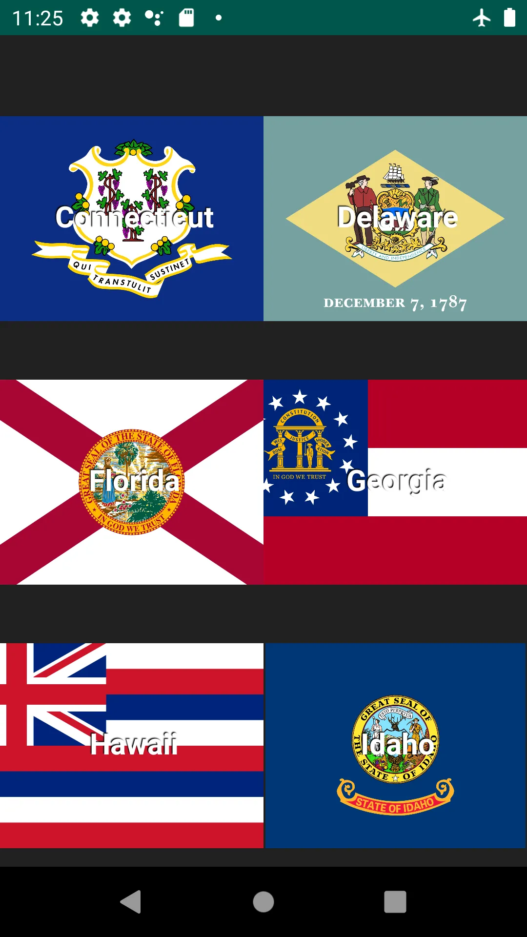 US States Trivia | Indus Appstore | Screenshot