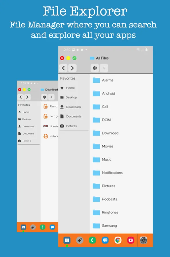 Mac OS Style Launcher -Desktop | Indus Appstore | Screenshot