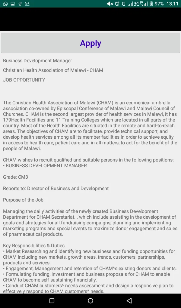 Malawi Jobs | Indus Appstore | Screenshot