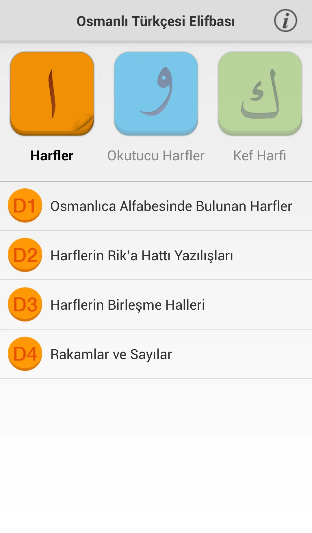 Osmanlıca Elifba | Indus Appstore | Screenshot