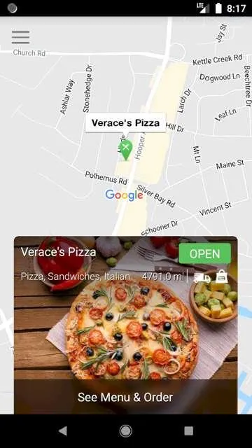 Verace's Pizza Toms River | Indus Appstore | Screenshot