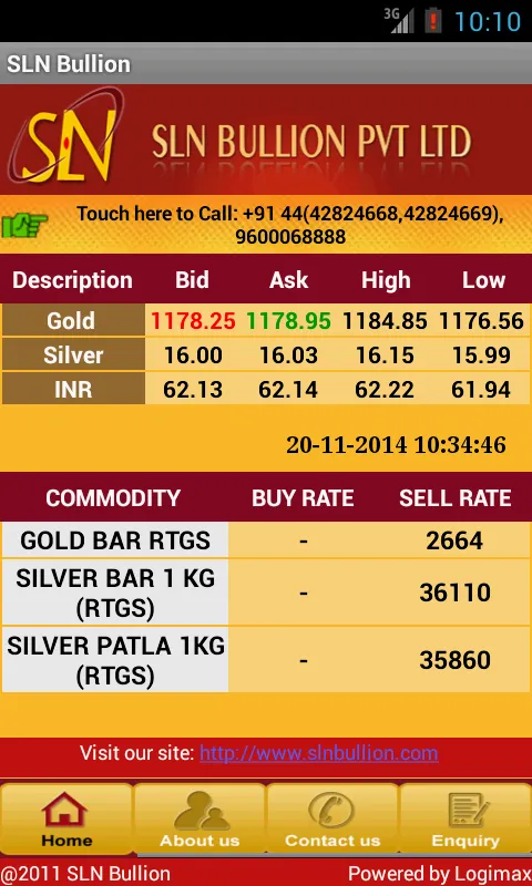 SLN Bullion | Indus Appstore | Screenshot