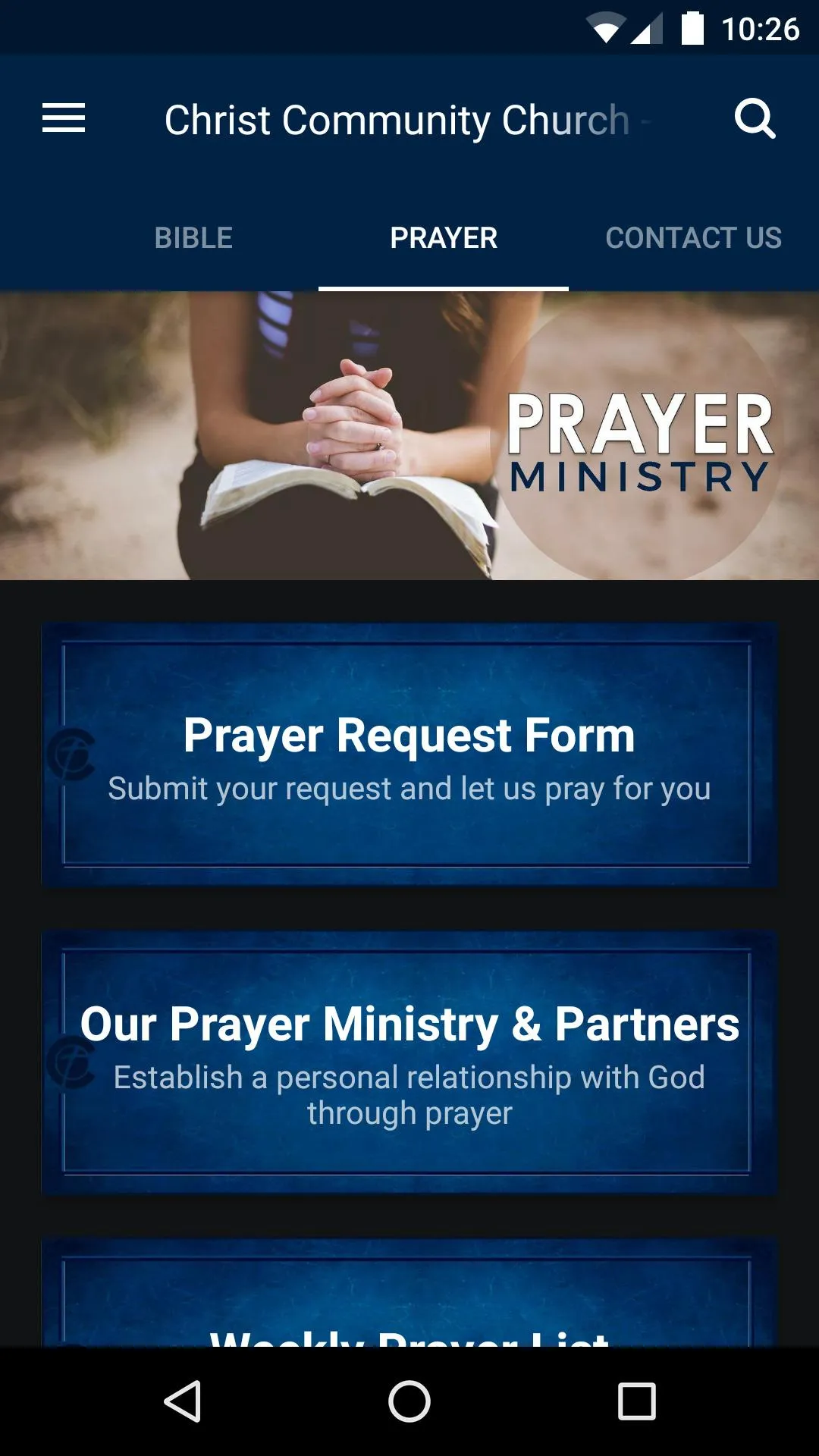 Christ Community Church - FL | Indus Appstore | Screenshot