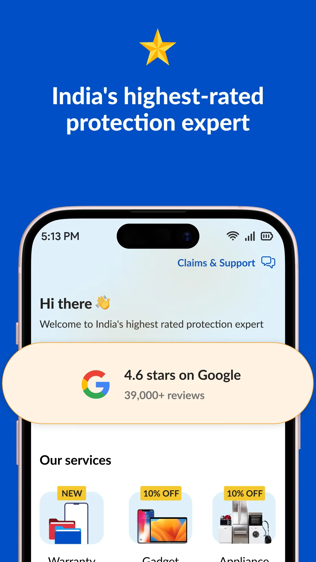 OneAssist: Protection+Warranty | Indus Appstore | Screenshot