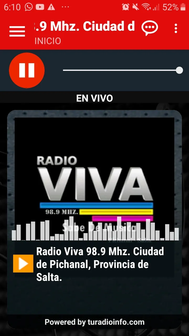 Radio Viva 98.9 Mhz | Indus Appstore | Screenshot