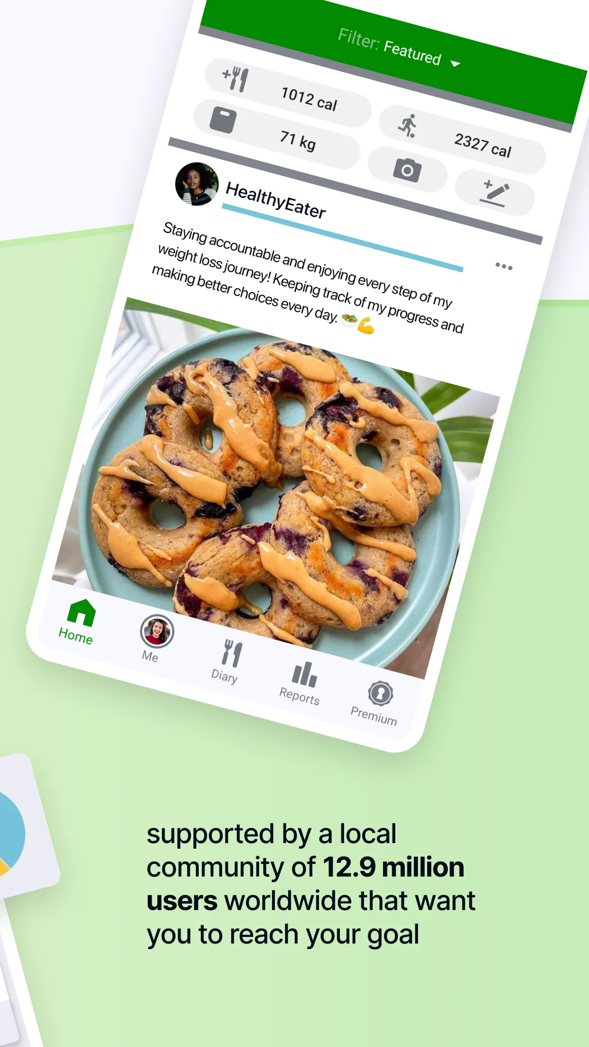 Calorie Counter by fatsecret | Indus Appstore | Screenshot