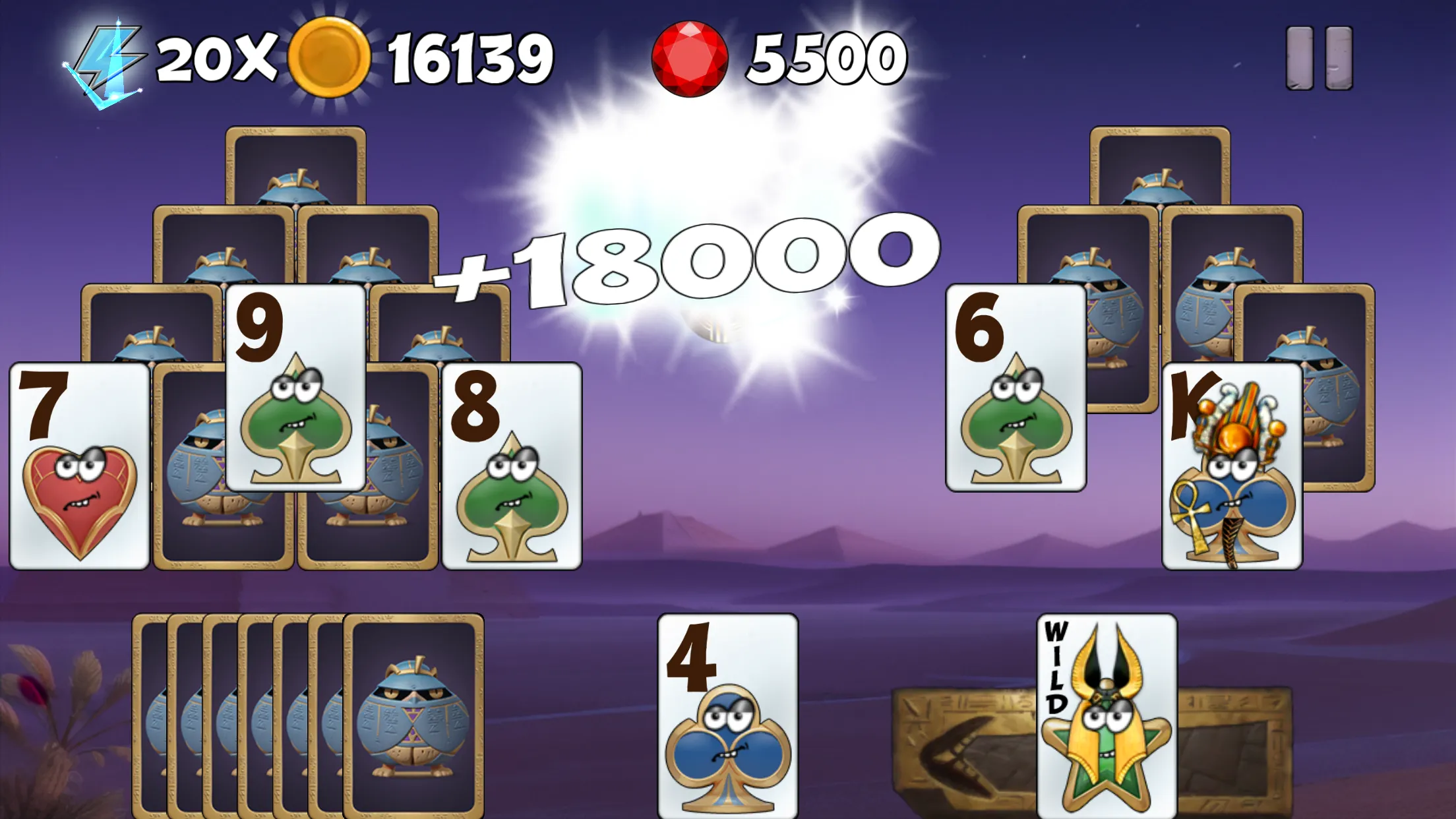 Tricky Tut Solitaire | Indus Appstore | Screenshot