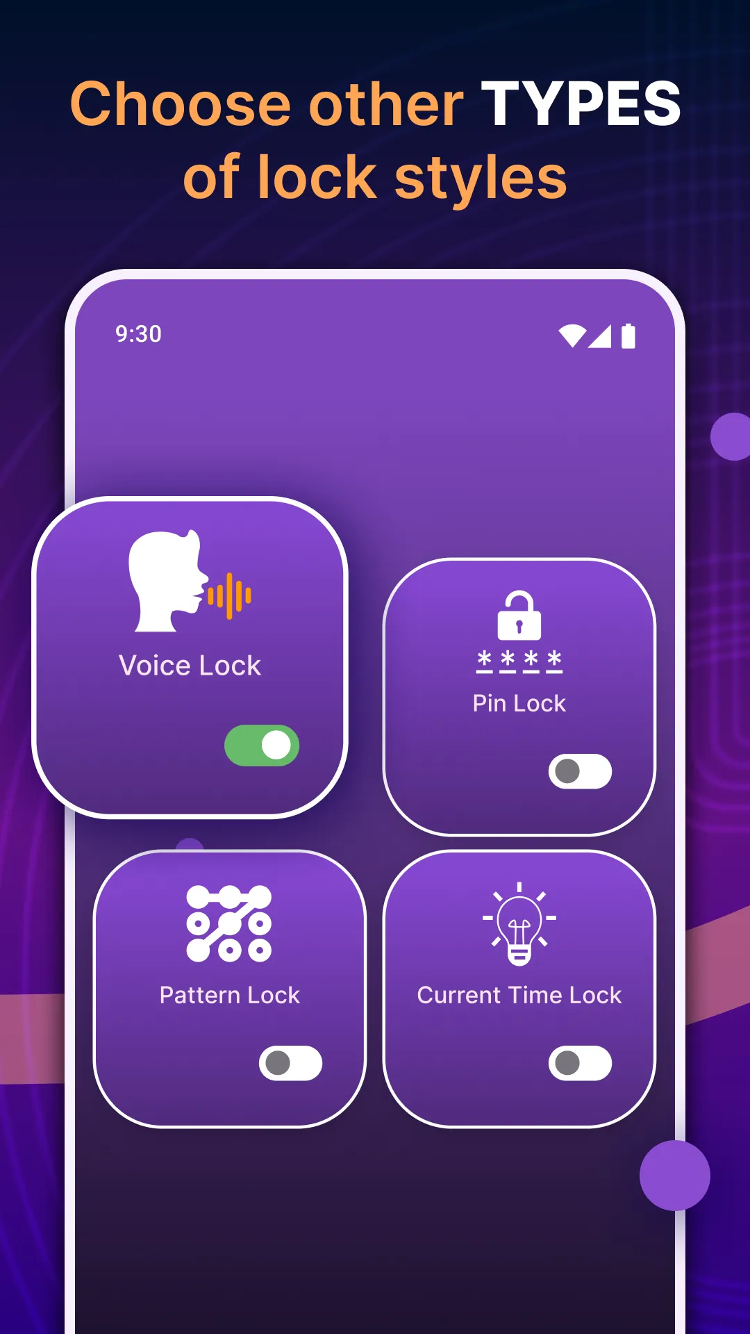 Voice Screen Lock | Indus Appstore | Screenshot