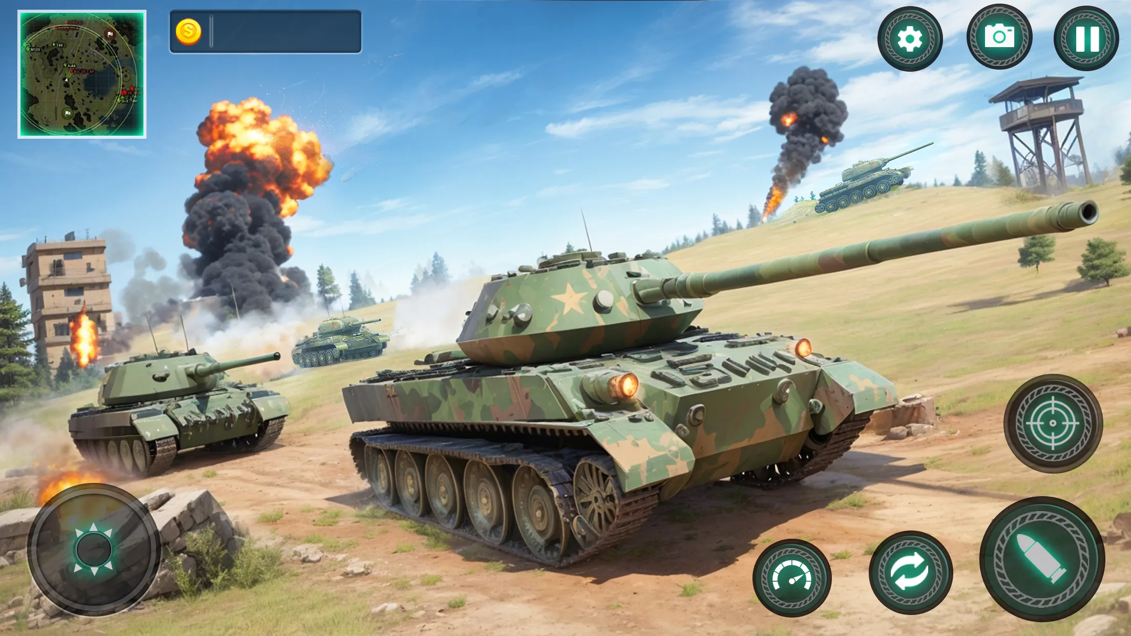 Military Tank War Machine Sim | Indus Appstore | Screenshot