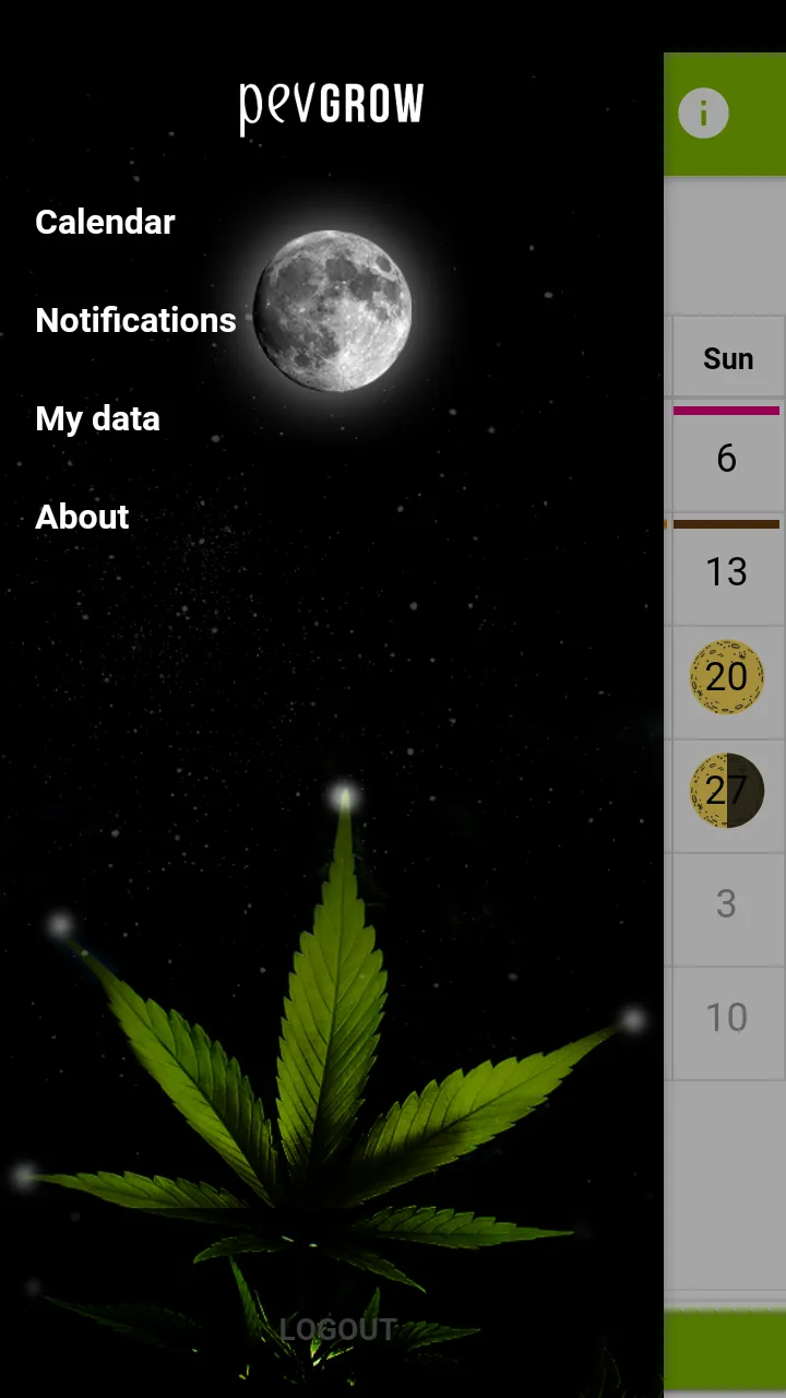 Marijuana Lunar Calendar | Indus Appstore | Screenshot