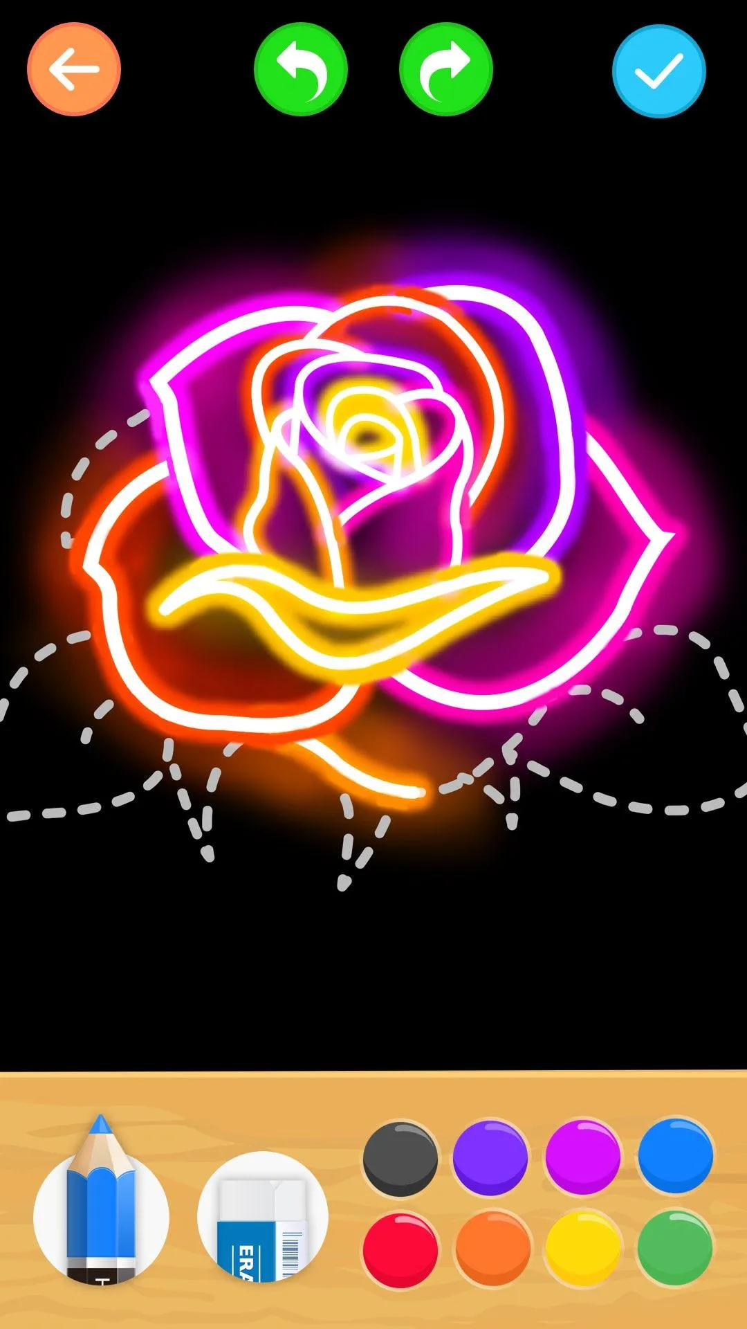 Learn to Draw Flower | Indus Appstore | Screenshot