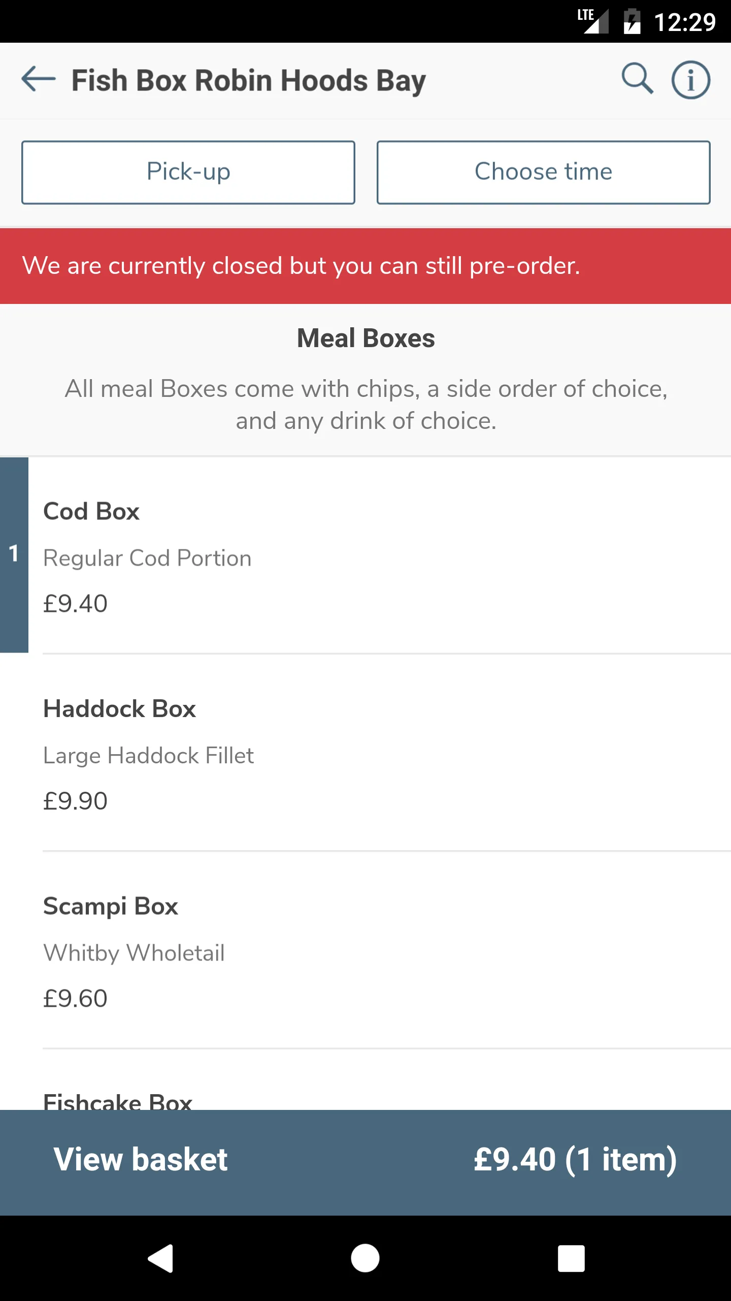 Fish Box Ordering | Indus Appstore | Screenshot