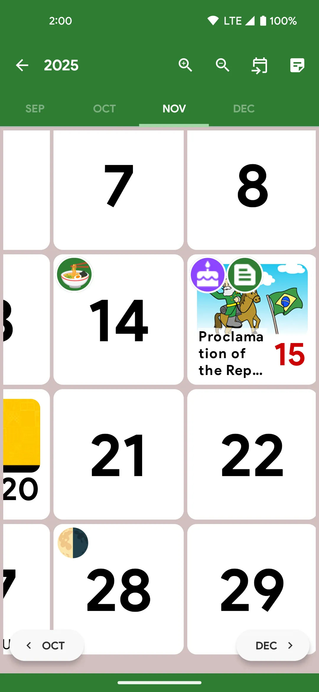 Brazil Calendar - Calendar2U | Indus Appstore | Screenshot