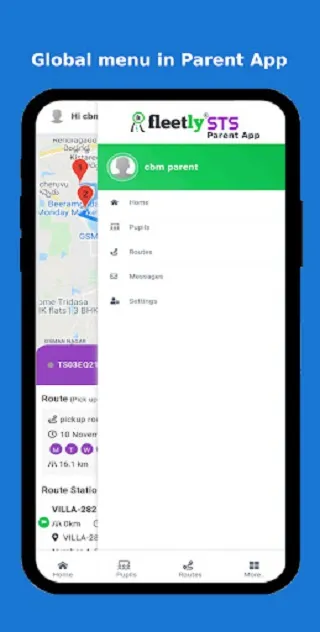 Fleetly STS - Parent App | Indus Appstore | Screenshot