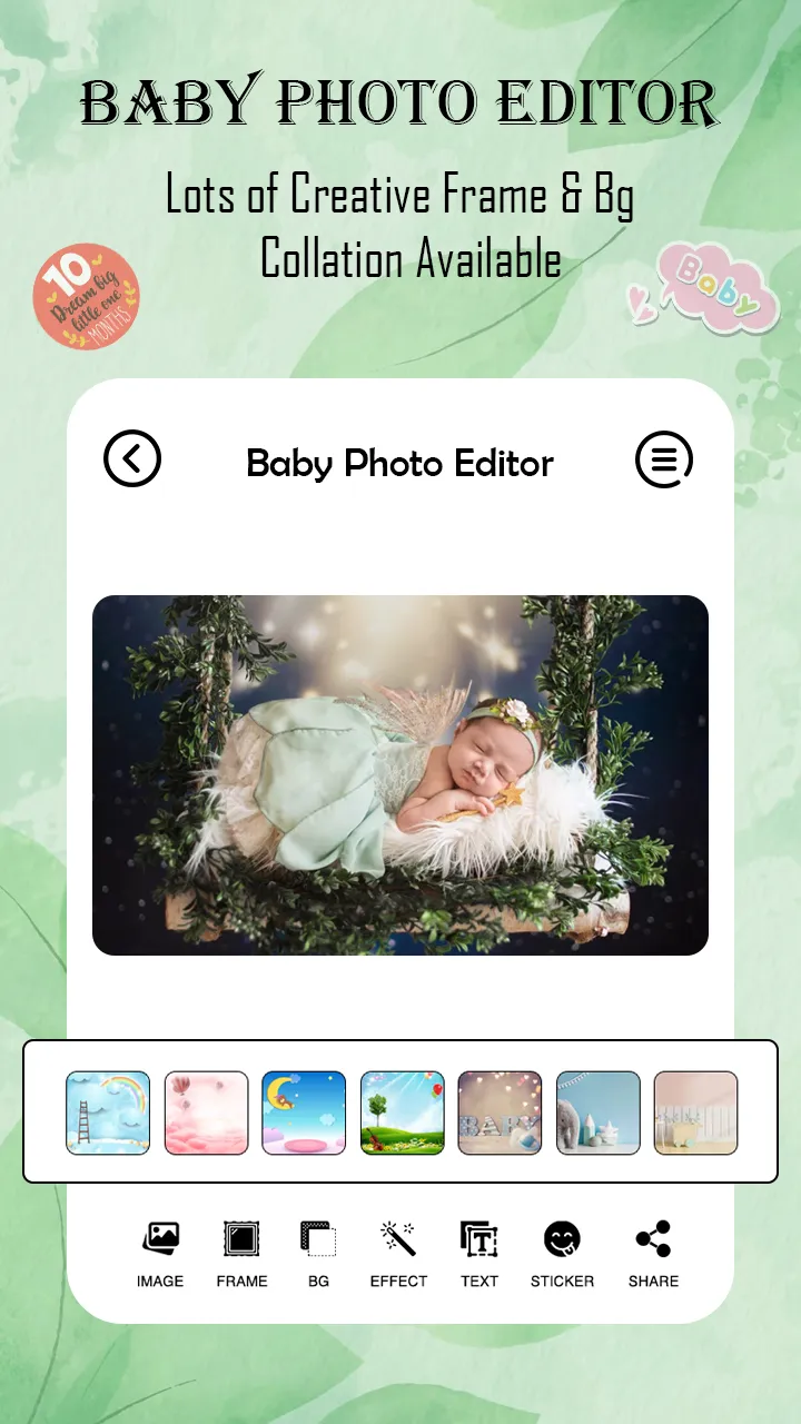 Baby Photo Editor baby-Pics | Indus Appstore | Screenshot