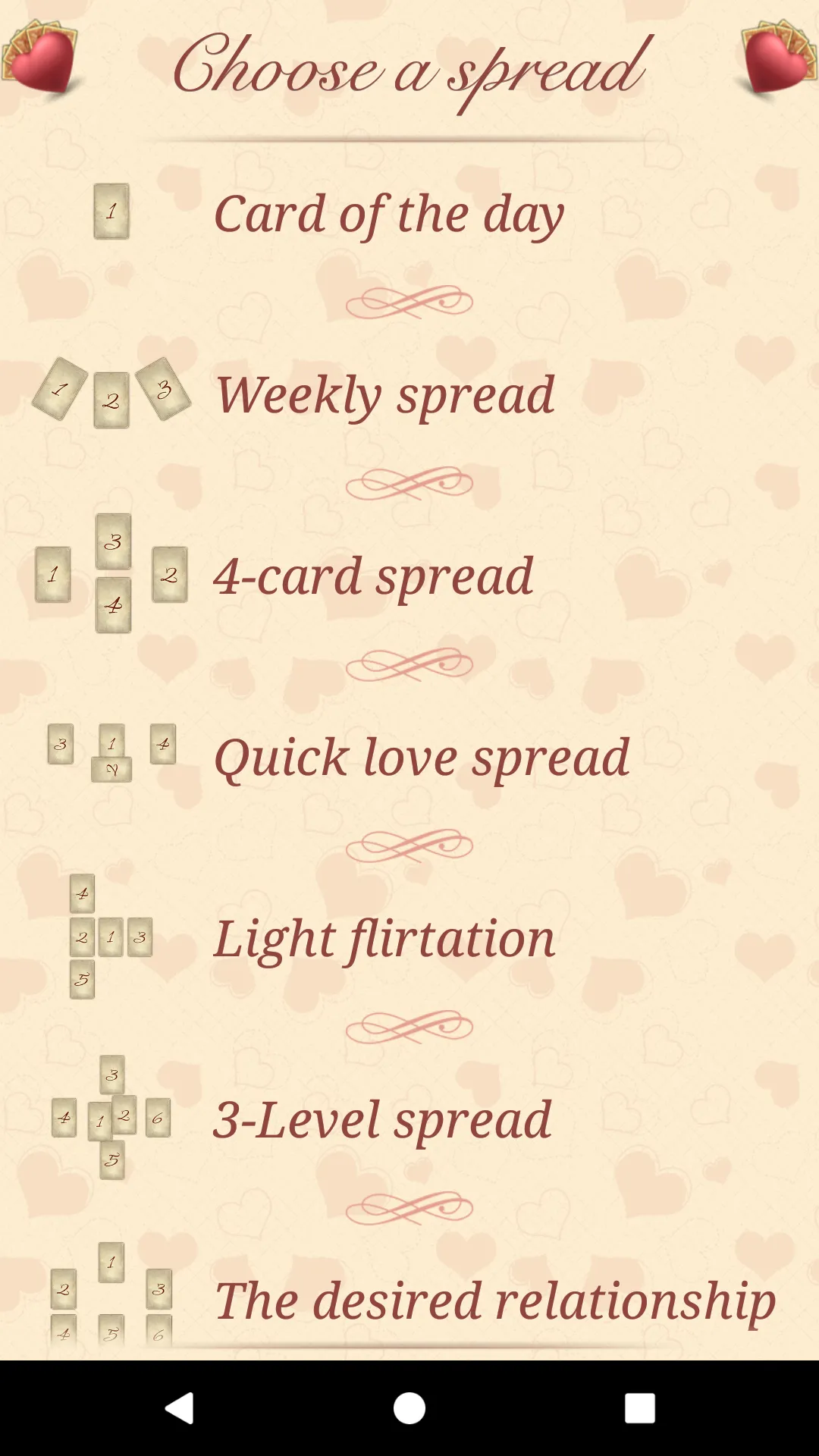 Lenormand Love Tarot | Indus Appstore | Screenshot