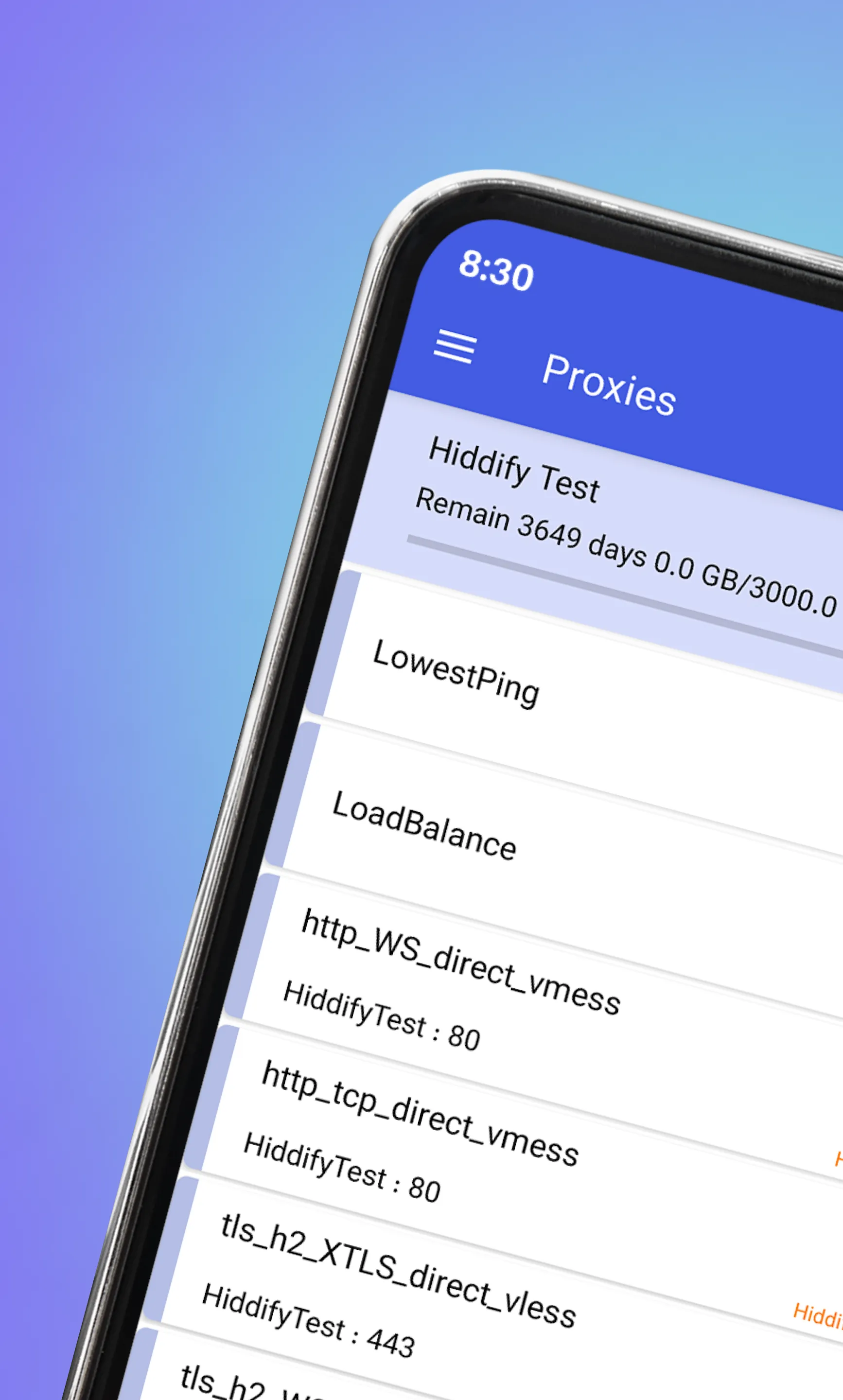 HiddifyNG v2ray, reality, xray | Indus Appstore | Screenshot