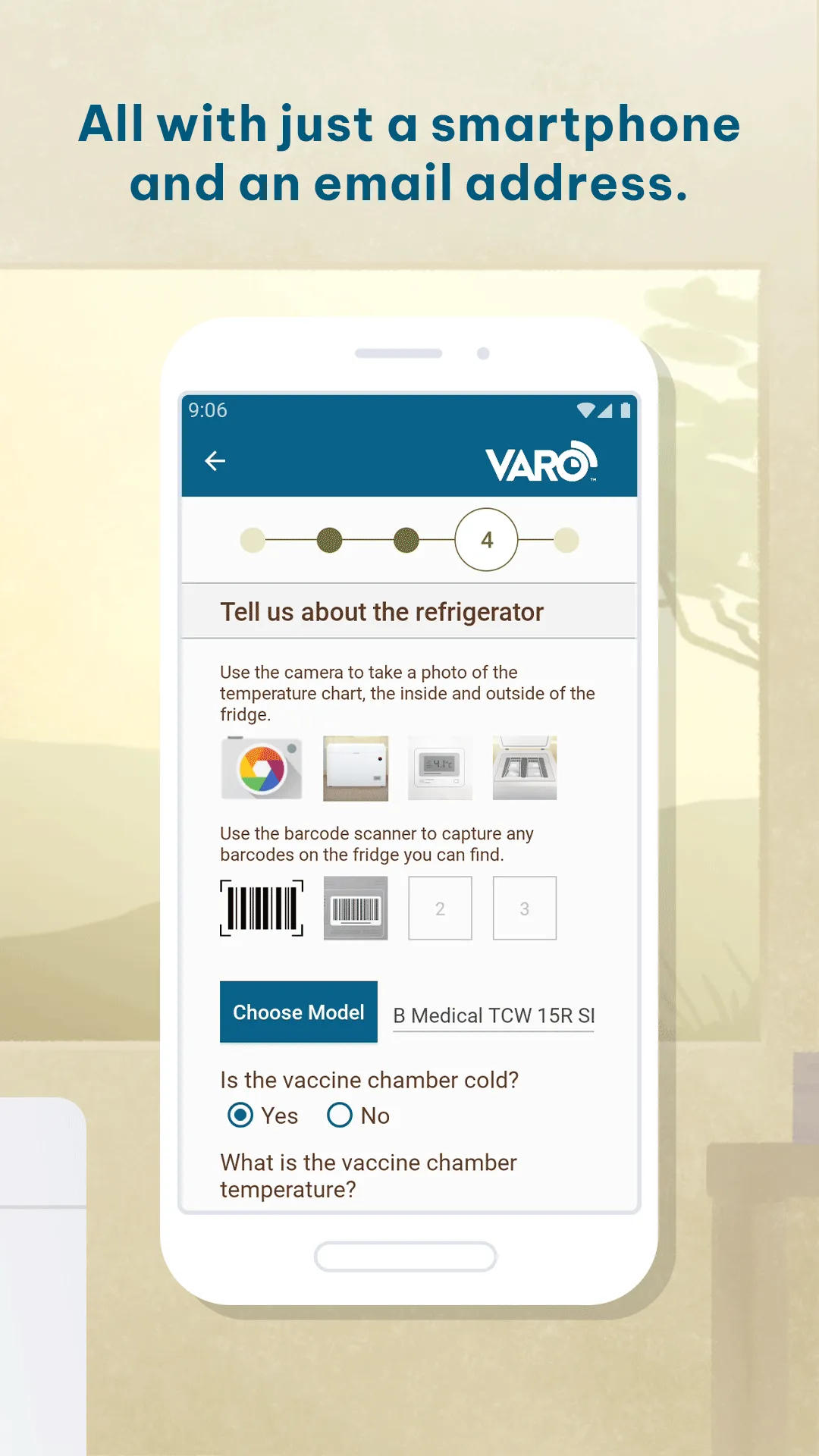 VARO Cold Chain Reporting | Indus Appstore | Screenshot