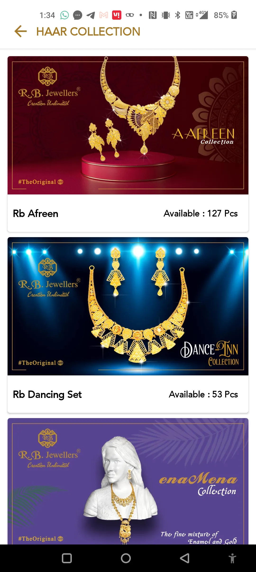 R.B. JEWELLERS - Online | Indus Appstore | Screenshot