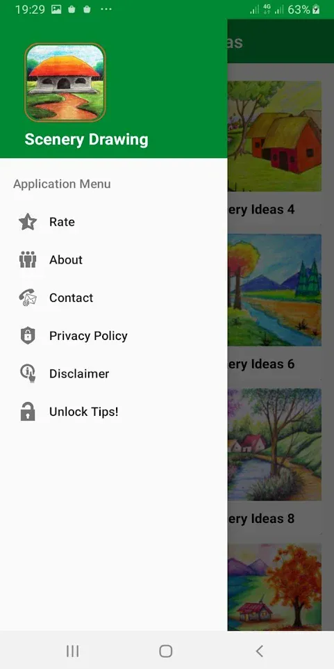 Drawing Scenery Ideas | Indus Appstore | Screenshot