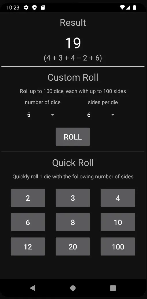 Digital Dice | Indus Appstore | Screenshot