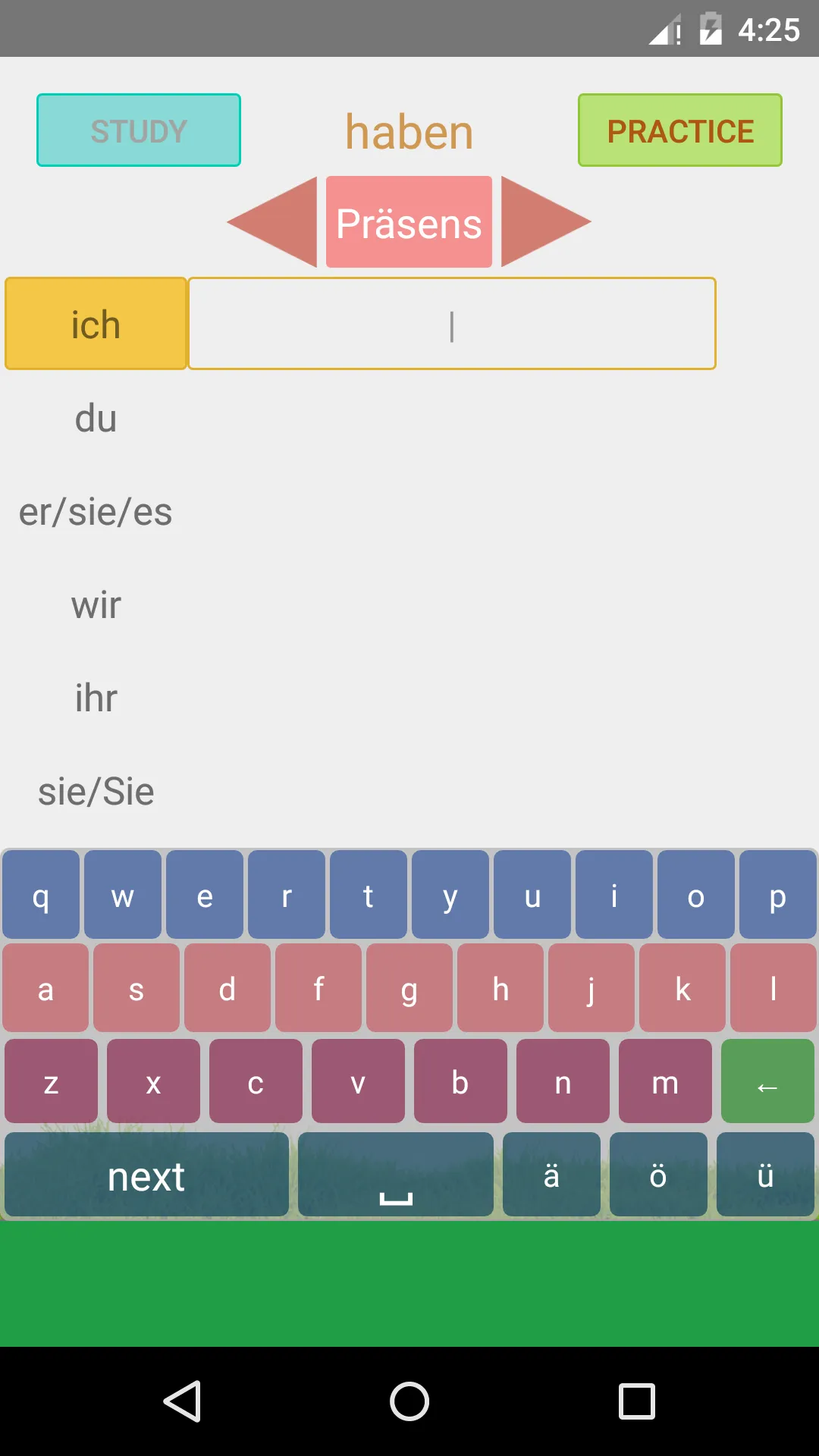 Hilfsverben | Indus Appstore | Screenshot