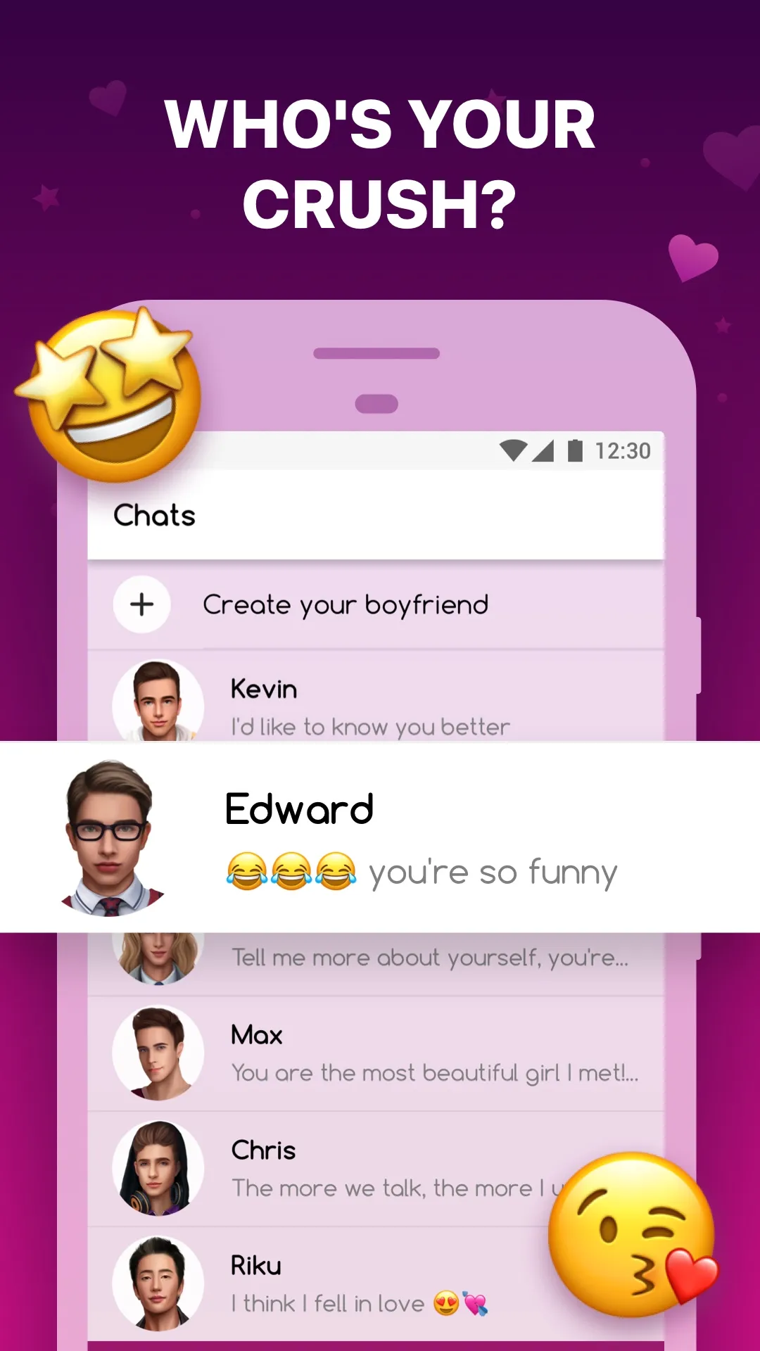 My Virtual Boyfriend Chatbot | Indus Appstore | Screenshot