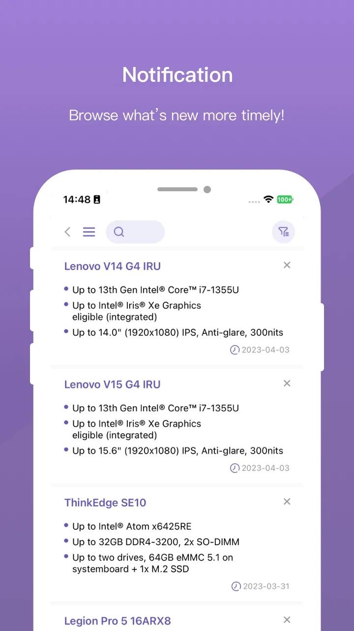 Lenovo PSREF | Indus Appstore | Screenshot