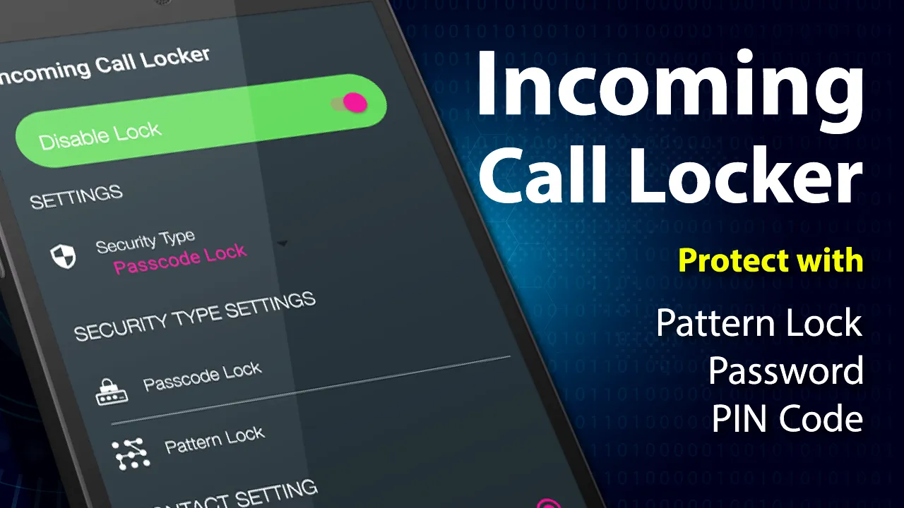 Incoming Call Pin Locker | Indus Appstore | Screenshot