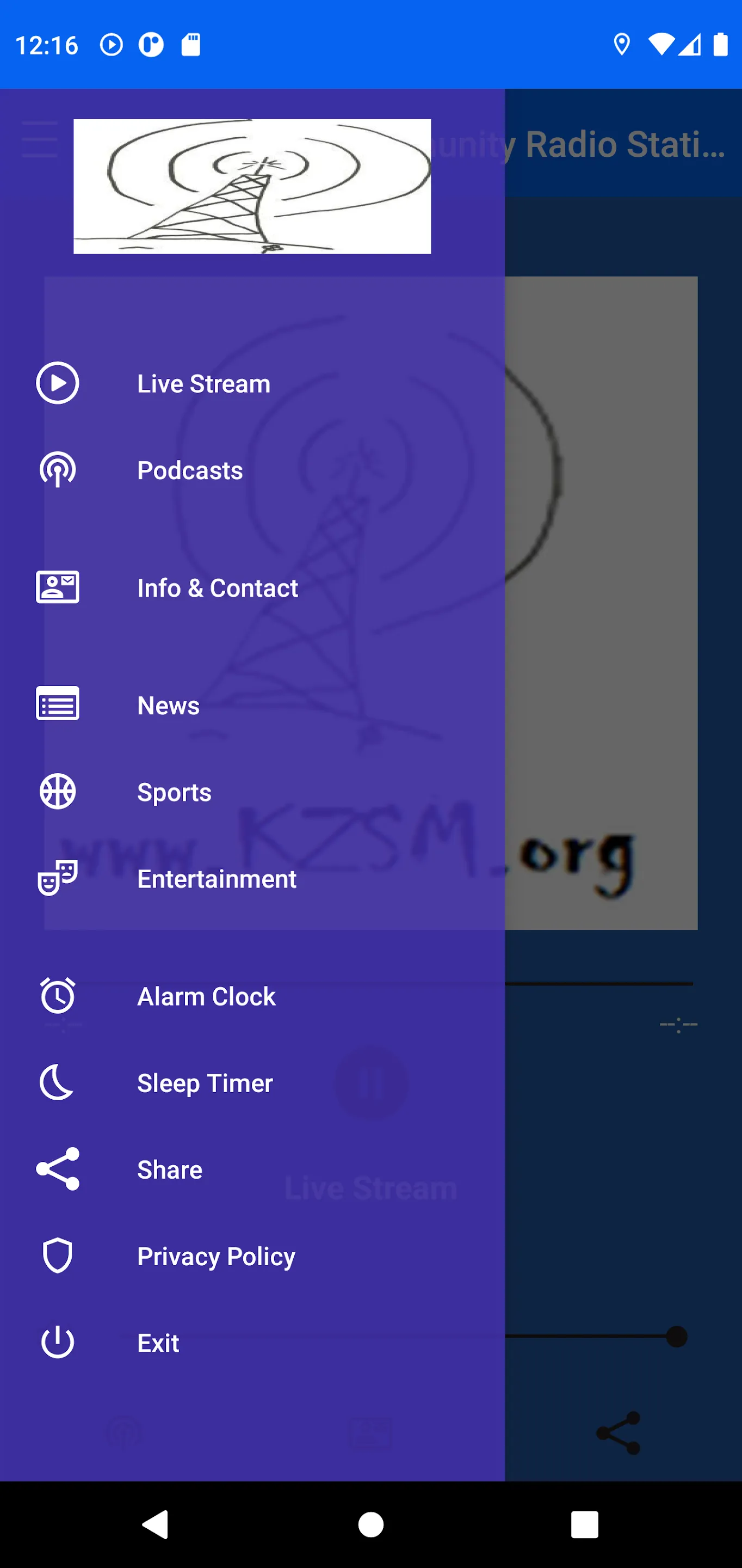 KZSM San Marcos Radio | Indus Appstore | Screenshot